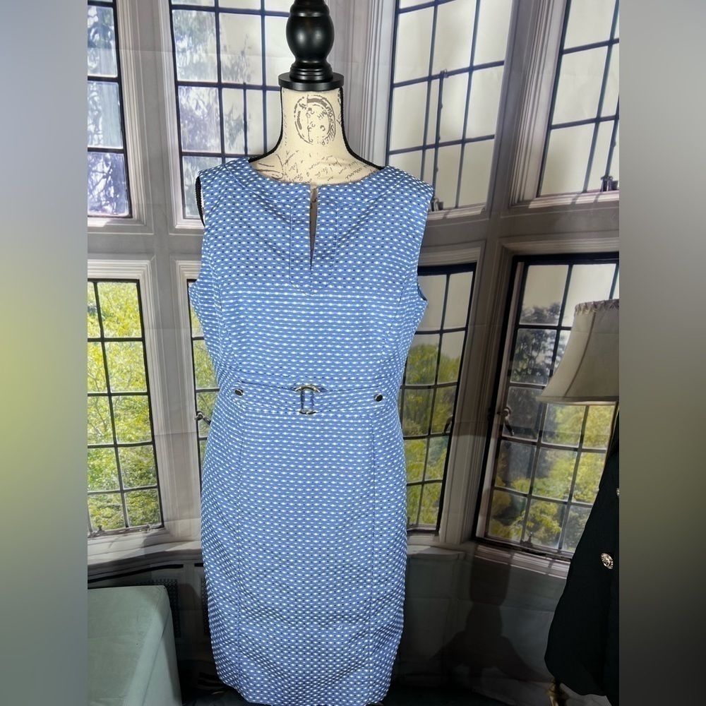Chelsea Rose Blue/white Dress Size 12